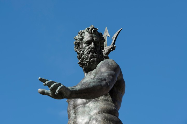 Neptuno (Poseidón) era el dios de los océanos y toda la vida que allí estaba contenida. Foto ilustración: Shutterstock.