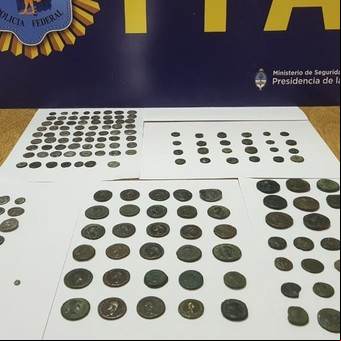 Se restituyeron más de 600 monedas grecorromanas pertenecientes al Museo Histórico Nacional