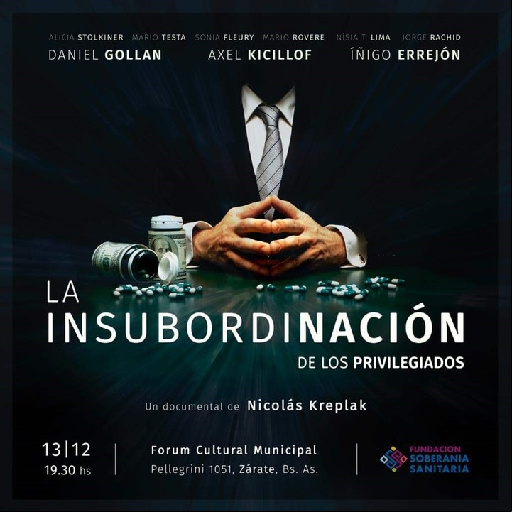 La Insubordinación de los Privilegiados, el documental de Nicolás Kreplak con Axel Kicillof y Daniel Gollán