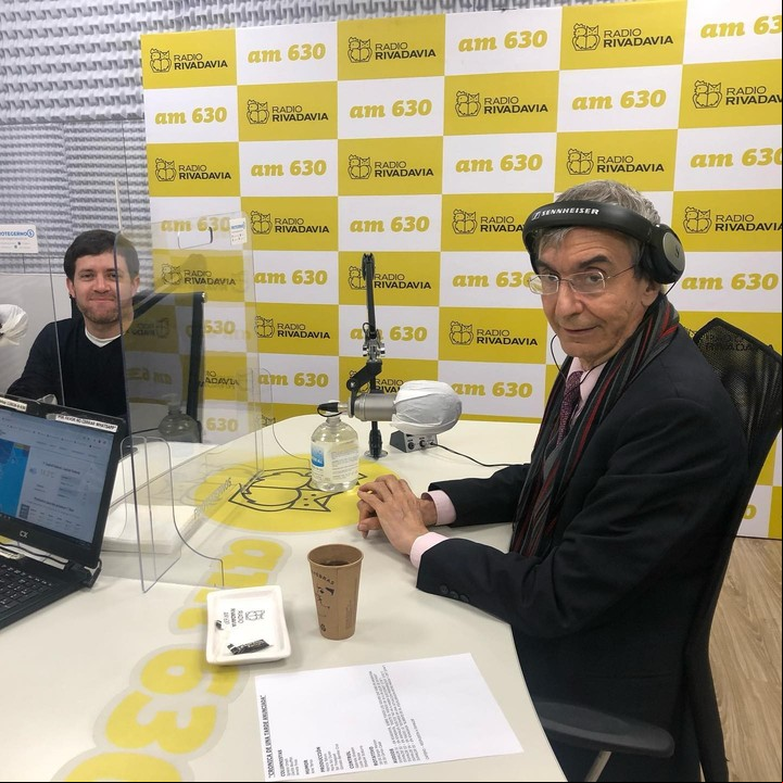 Nelson Castro en "Crónica de una tarde anunciada". Foto: Radio Rivadavia.