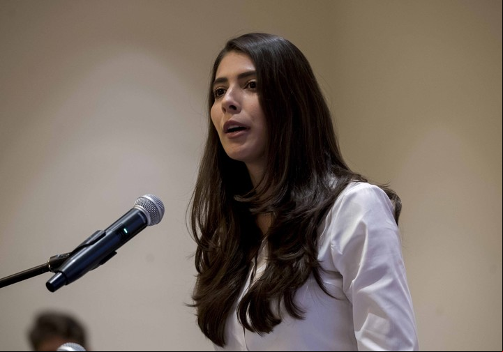 La exMiss Nicaragua Berenice Quezada, bajada de la carrera presidencial. Foto EFE
