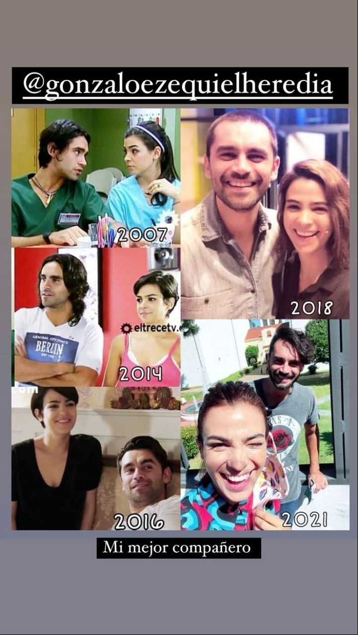 Agustina Cherri contó en sus redes que Gonzalo Heredia es "su mejor compañero".