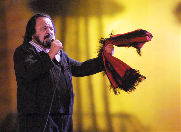 Horacio Guaraní, uno de los que estuvo desde la primera hora del festival.