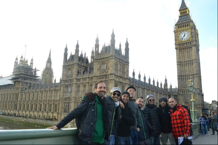 La Bomba de Tiempo por el mundo. Londres, uno de los lugares en los que dejó su huella. Foto Prensa La Bomba de Tiempo