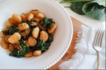 Receta de Ñoquis a la sartén