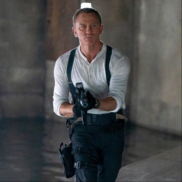 "Sin tiempo para mori" marca la despedida de Daniel Craig del personaje, tras 5 películas en 15 años. Foto UIP