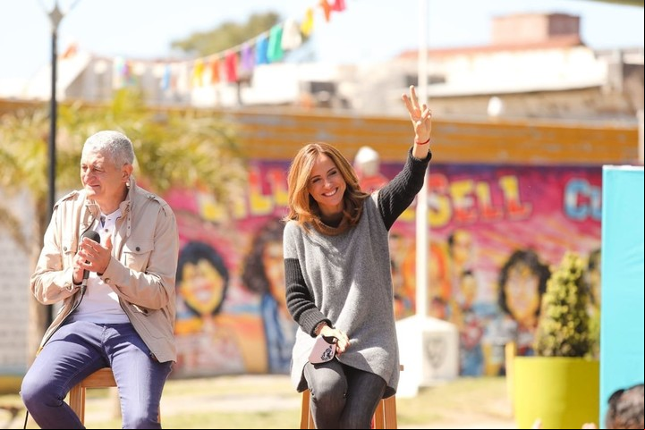 Victoria Tolosa Paz acompañó al gobernador Axel Kicillof a un acto en Villa Gesell.
