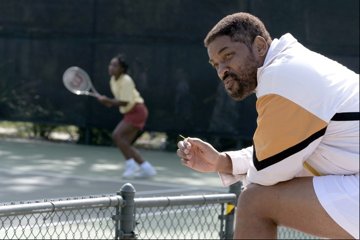 Will Smith como Richard Williams, una labor que seguro le reportará al menos su tercera nominación al premio de la Academia de Hollywood. Foto WB