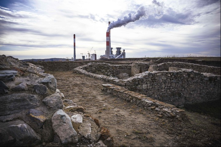 Hoy en día, Viminacium vuelve a estar amenazado por las mineras (AFP).