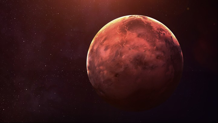Este movimiento de ‘retroceso’ es aparente y tiene que ver con la relación entre la tierra, el planeta observado y el fondo fijo de estrellas. Foto: ilustración Shutterstock.