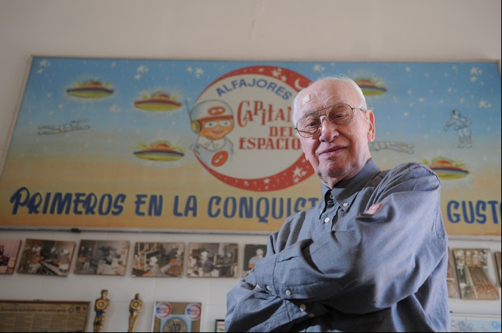Ángel de Pascalis, creador de Capitán del espacio. Foto: Germán G. Adrasti