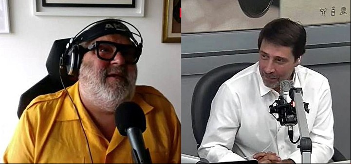 Jorge Lanata y Eduardo Feinmann, dos líderes de la programación de Radio Mitre en AM.