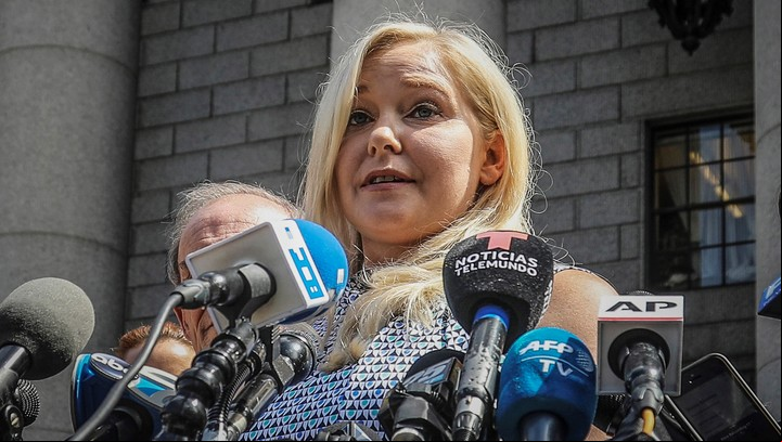 Murió Virginia Giuffre, la mujer que había denunciado a Jeffrey Epstein. Foto: AP/Bebeto Matthews.