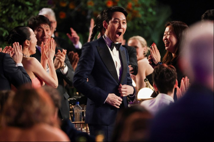 Lee Jung-Jae se sorprendió cuando en febrero ganó el  Screen Actors Guild. ¿Y si repite? Foto Reuters
