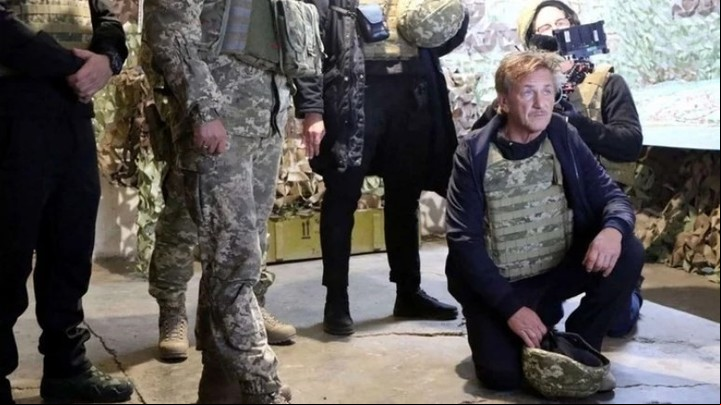 El actor estuvo 10 días en Ucrania, en las zonas más calientes (REUTERS).