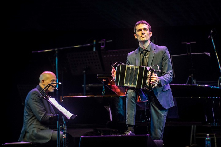 Concierto Piazzolla 100: en el marco del centenario del nacimiento, homenaje a Astor Piazzolla en el Luna Park. Foto Télam