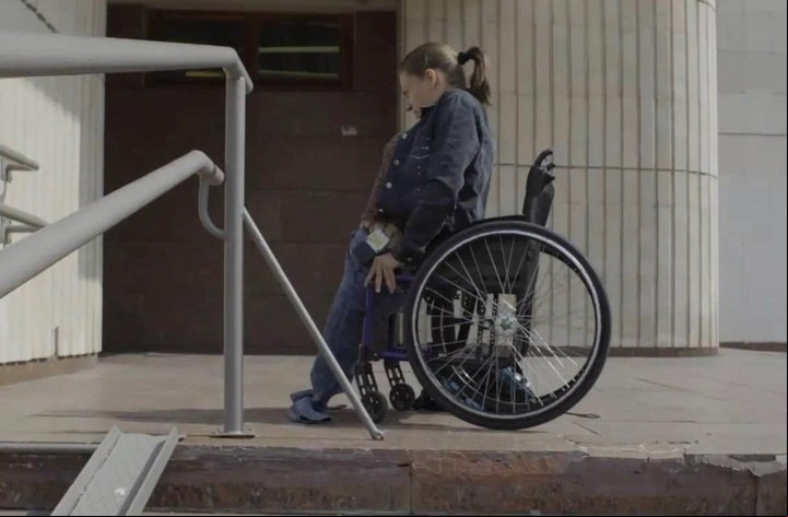 Veterana de guerra. Ira perdió las dos piernas en combate.