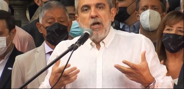 Aníbal Fernández a Máximo Kirchner: "Nunca me imaginé a alguien del PJ no votando algo que el Presidente pida"