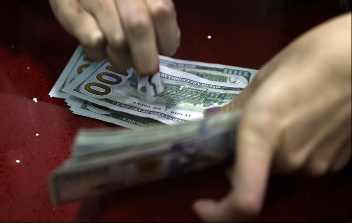 El dólar, en alza.