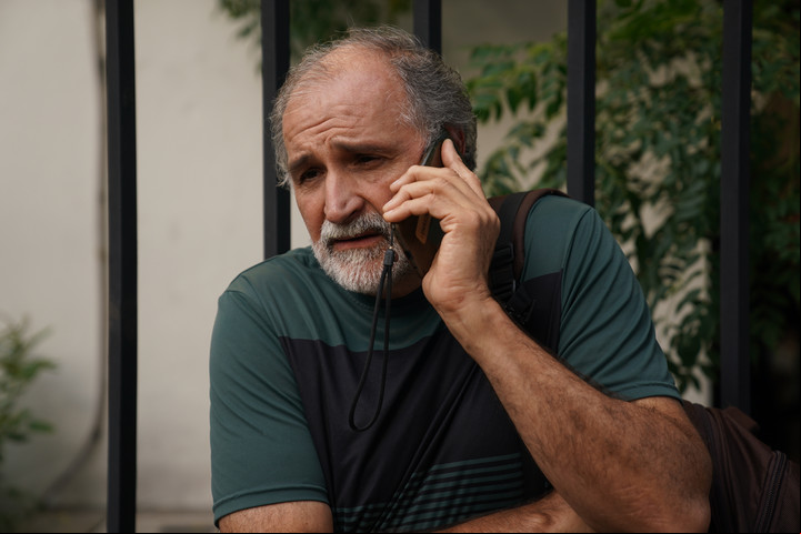 Eduardo Belliboni, antes de ingresar a la reunión con Juan Zabaleta, el jueves 7 de abril.
Foto Juano Tesone -