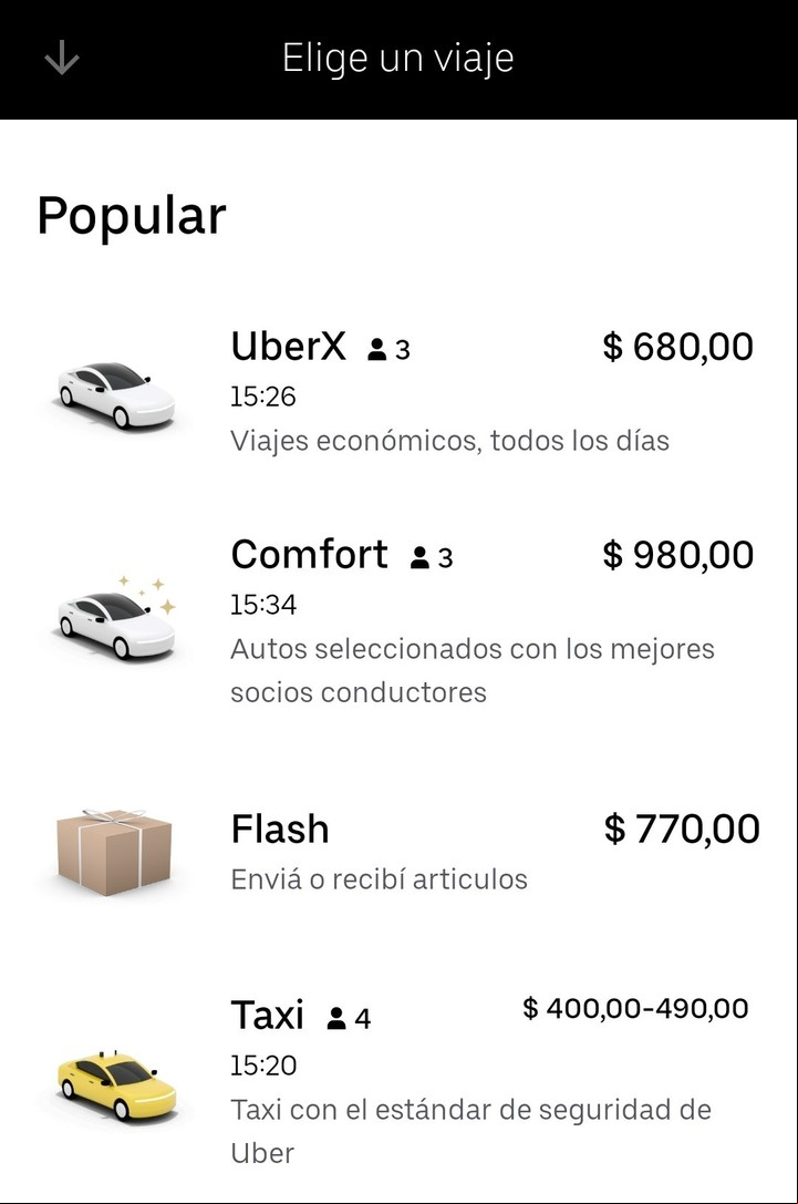 En ciertos momentos pedir un taxi puede ser la opción más económica. Imagen: Captura.