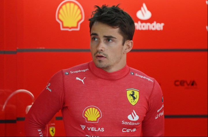 Charles Leclerc sufrió el robo de un lujoso reloj Richard Mille. Foto: AFP / Andrej Isakovic.