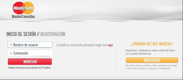 El trámite se realiza online desde el sistema MasterConsultas. Imagen: Captura.
