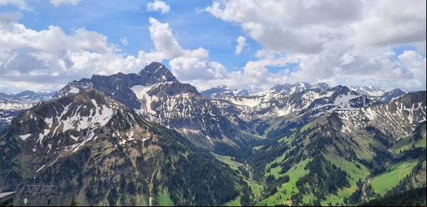 Dramático cambio: los Alpes pierden la nieve y vuelve a crecer la vegetación