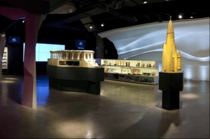 La maqueta del hotel puede verse en Barcelona.