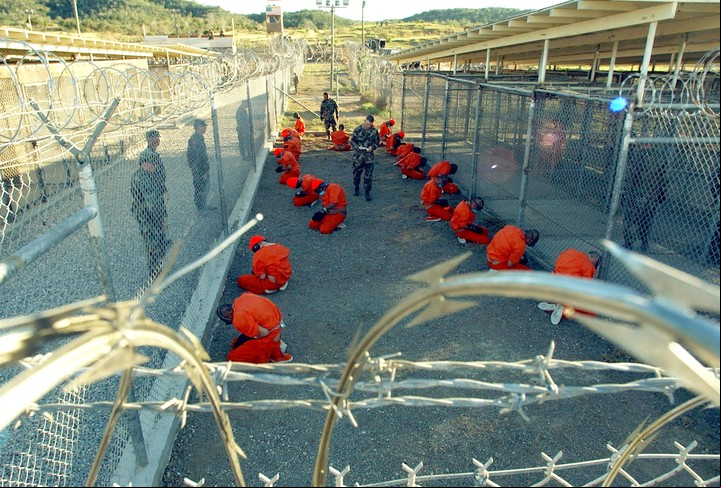Prisioneros en Guantánamo, en una imagen de archivo. Foto: The New York Times.