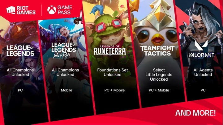 Los juegos de Riot Games confirmados para el servicio de streaming Xbox Game .