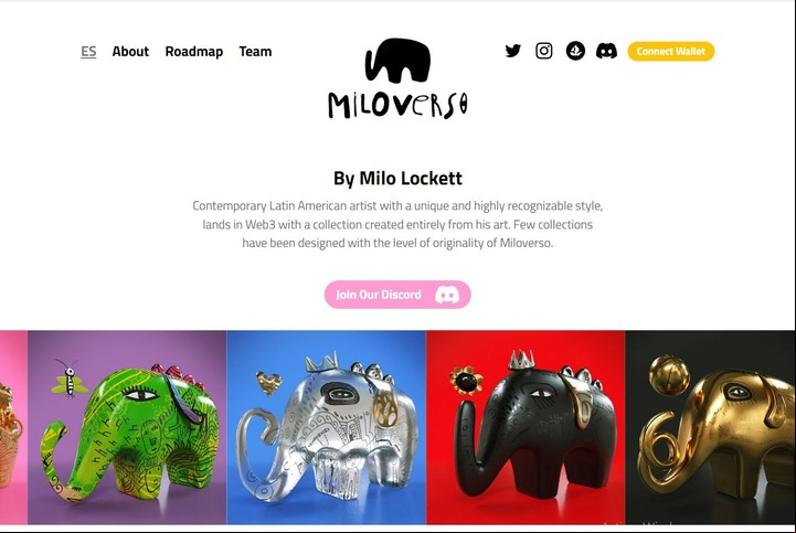 Milo Lockett lanzó el Miloverso. Gentileza