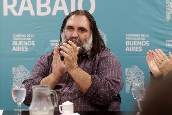 Roberto Baradel aplaudió la medida del gobierno bonaerense. Foto Mauricio Nievas