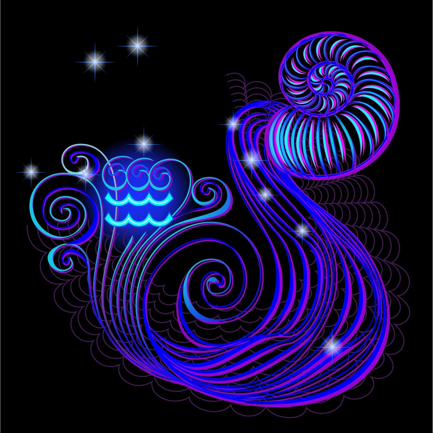 Acuario, atraerás con tu encanto. Foto: ilustración Shutterstock