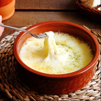 Provoleta al microondas