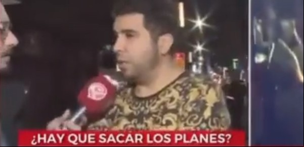 Ataque a Cristina Kirchner: las definiciones políticas de Fernando Andrés Sabag en dos recientes apariciones en móviles de Crónica TV
