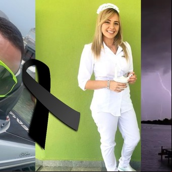 Un rayo mató a un hombre y una mujer que iban en dos jet ski