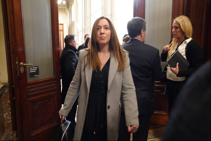 María Eugenia Vidal en el Congreso. Foto Juano Tesone.