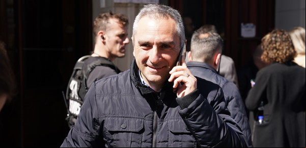 La desafiante consigna de Andrés "Cuervo" Larroque: "Es Massa o disolución nacional"