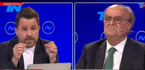 Juan Ignacio de Mendiguren y Martín Tetaz, en un tenso cruce en televisión: "No podés ser tan animal" y "No resistís las reglas"