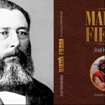 En qué se inspiró José Hernández para crear el Martín Fierro