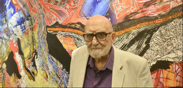 A los 89 años, Luis Felipe Noé invita a reflexionar sobre la vida en una nueva muestra