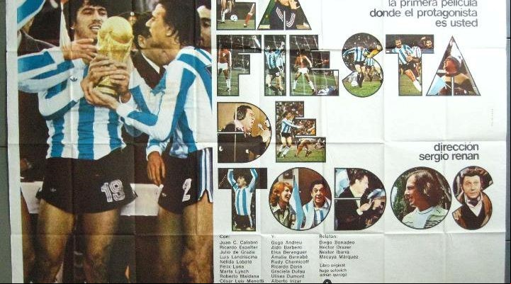 El afiche de "la fiesta de todos", en 1979. Foto Télam