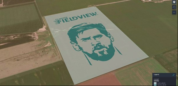 El homenaje del campo a Lionel Messi: en diferentes provincias se verá su cara entre los cultivos