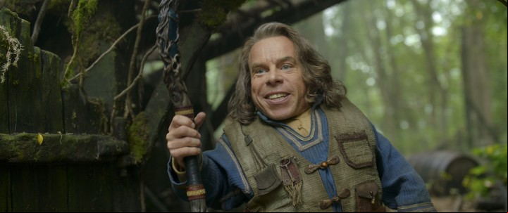 Warwick Davis en WIllow, la clásica película de aventura de 1988.