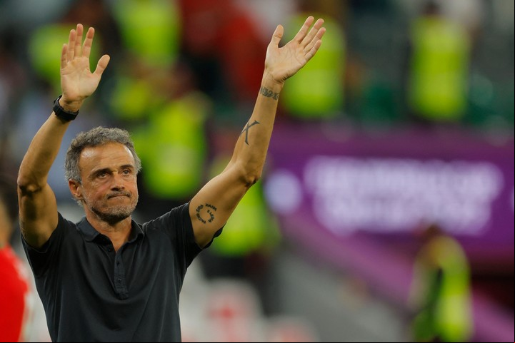 Luis Enrique quiere quedarse en España pero no confirmó su continuidad en el seleccionado. Foto Odd ANDERSEN / AFP