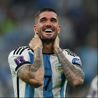 La felicidad de Rodrigo De Paul: más elogios para Messi, el amor por la camiseta argentina y el mensaje especial para Tini