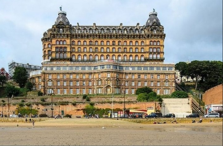 El Grand Hotel en Scarborough, Inglaterra.