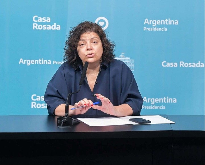 Parte del informe de la OPS incluye un texto basado en información del ministerio que conduce Carla Vizzotti.