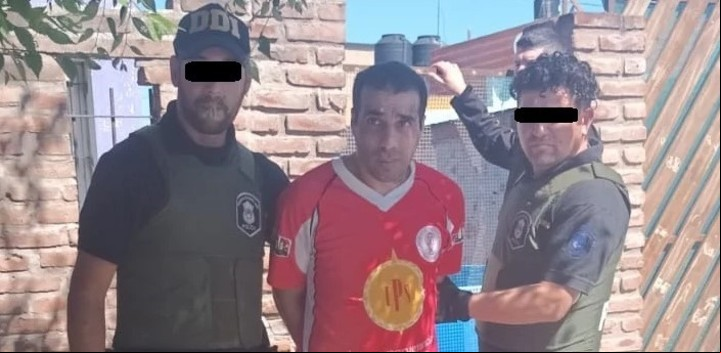 José Maximiliano Vergara (36), detenido por el crimen del DJ "Lele" Gatti en Mar del Plata. Foto Diario La Capital